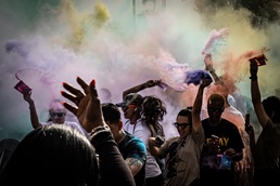Fort Lee CYS hosts fun and magical Color Run for Autism Awareness
