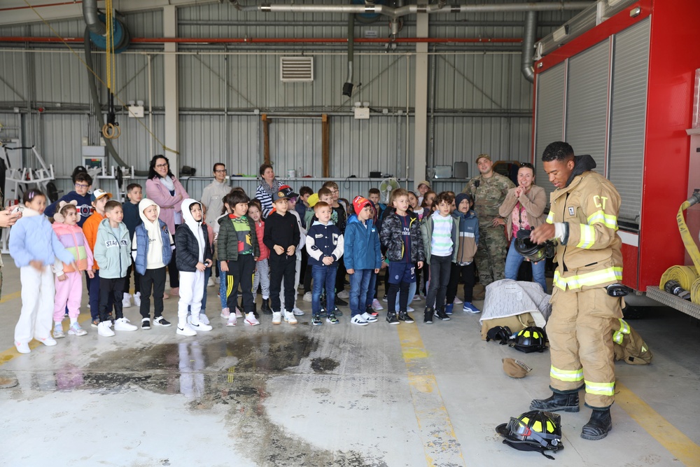 Local Romanian Students Visit MKAB Fire Station