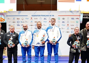 U.S. Trap Team Wins Silver Medal in France, Includes two USAMU Soldiers