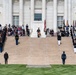 South Korean President Yoon Suk Yeol Participates in an Armed Forces Full Honors Wreath-Laying Ceremony at the Tomb of the Unknown Soldier