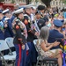 Investiture of King Antonio at the Alamo Plaza in downtown San Antonio