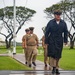 Pacific Missile Range Facility (PMRF) Chiefs Conduct Morning Colors