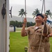 Pacific Missile Range Facility (PMRF) Chiefs Conduct Morning Colors