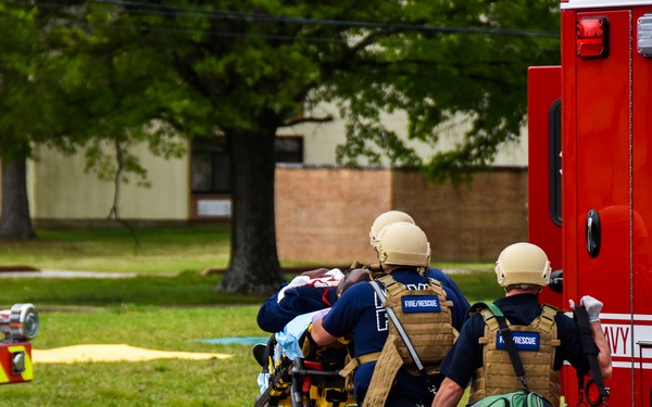 Naval Support Activity Mid-South Conducts Active Shooter Exercise