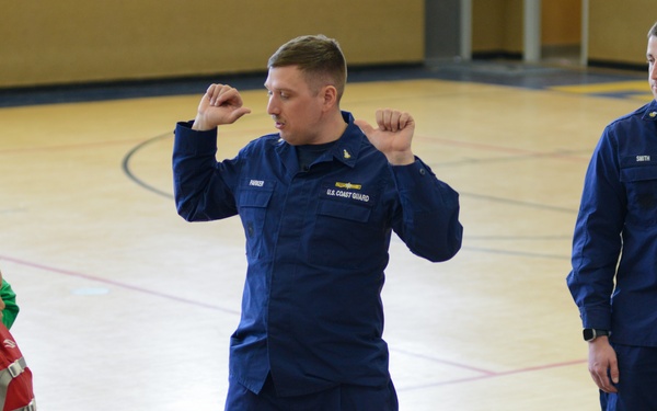 Coast Guard 17th District, Kids Don't Float team visits Savoonga