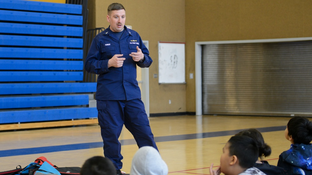 Coast Guard 17th District, Kids Don't Float team visits Savoonga