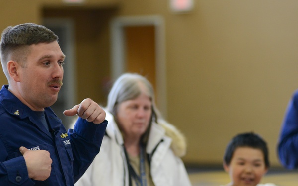 Coast Guard 17th District, Kids Don't Float team visits Savoonga