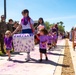 Luke CDC hosts Purple Up parade