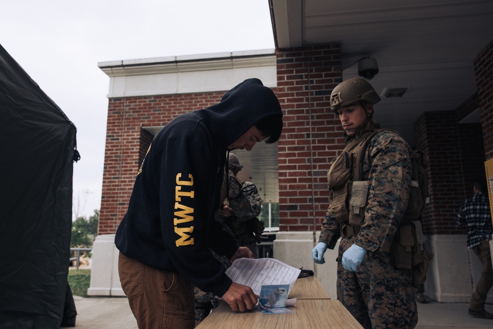 26th MEU NEO: Evacuation Control Center