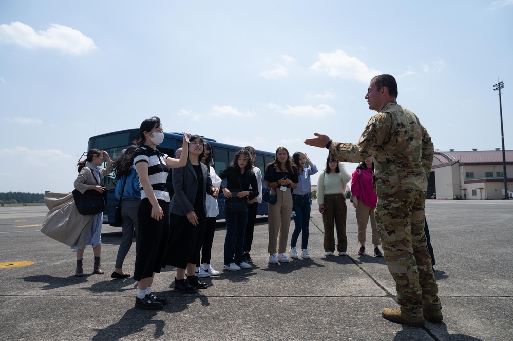 Ambassador’s Youth Council Program tour Yokota