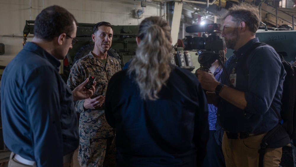 ARG/MEU conducts Media Embark aboard USS Bataan