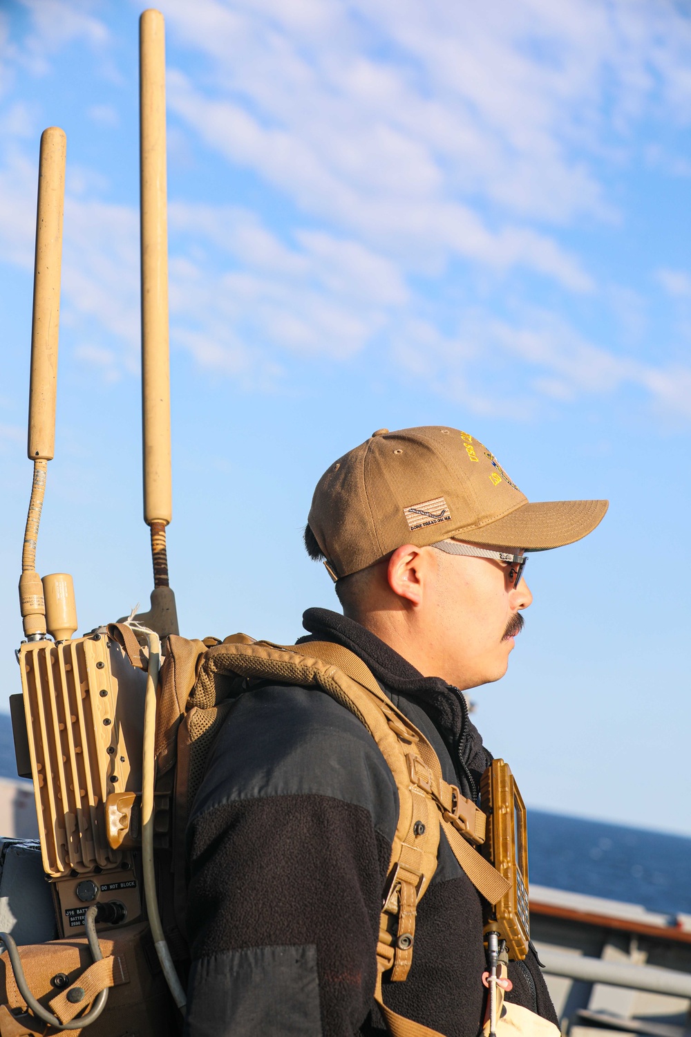 USS Carter Hall Conducts an Unidentified Aerial System Drill