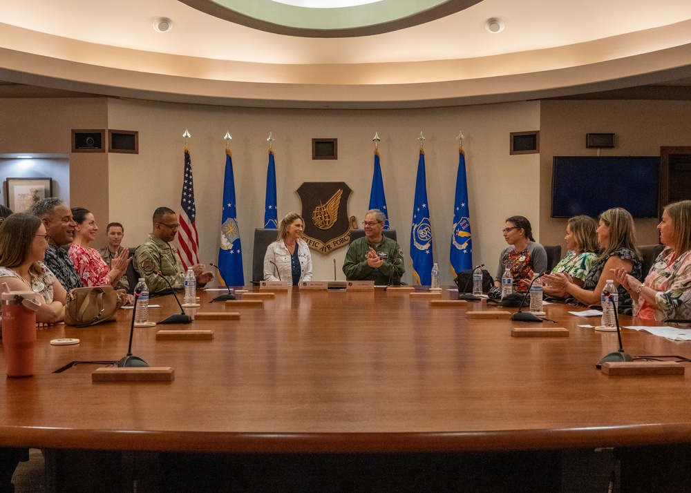 Pacific Air Forces hosts Military Spouse Appreciation Day tour