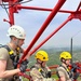 Maintenance Support Team works on signal towers