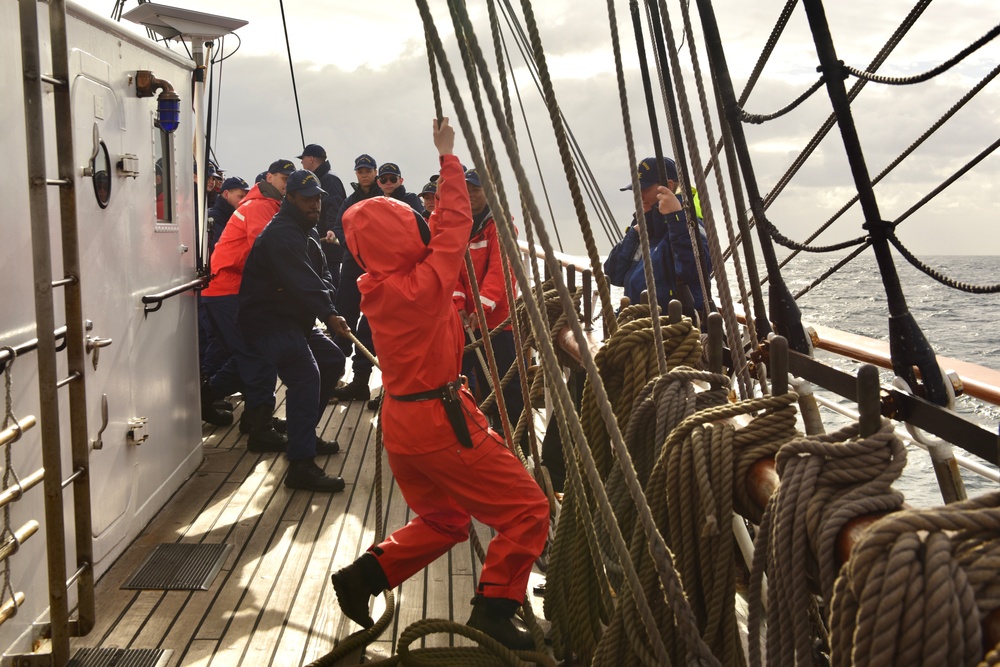 USCGC Eagle makes port of call in Ponta Delgada, Azores