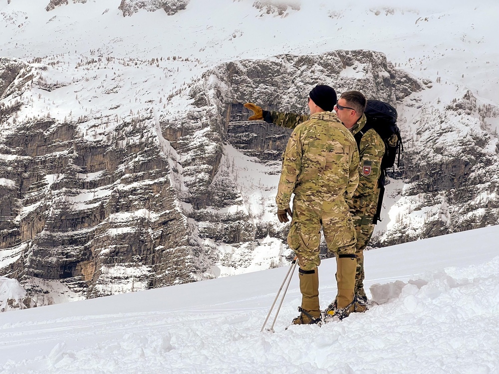 Sky Soldiers learn how to move survive fight in the Alps