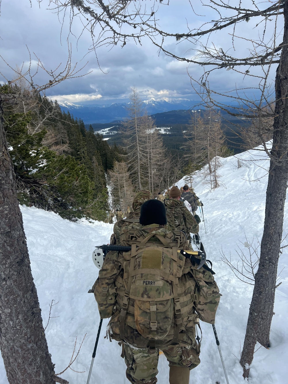 Sky Soldiers learn how to move survive fight in the Alps