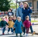 RAF Alconbury parade celebrates service members children