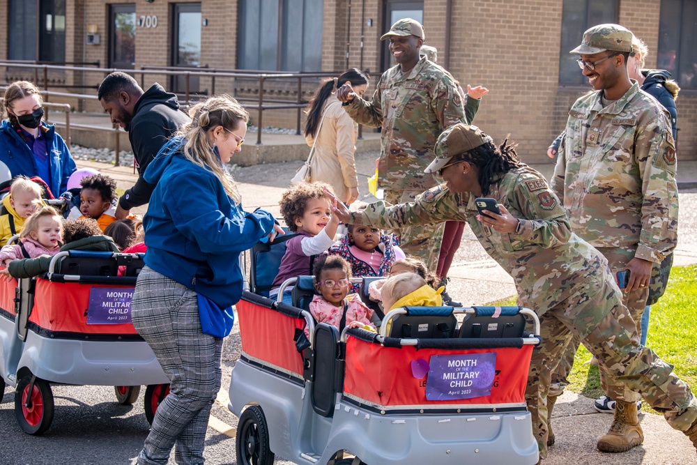 RAF Alconbury parade celebrates service members children