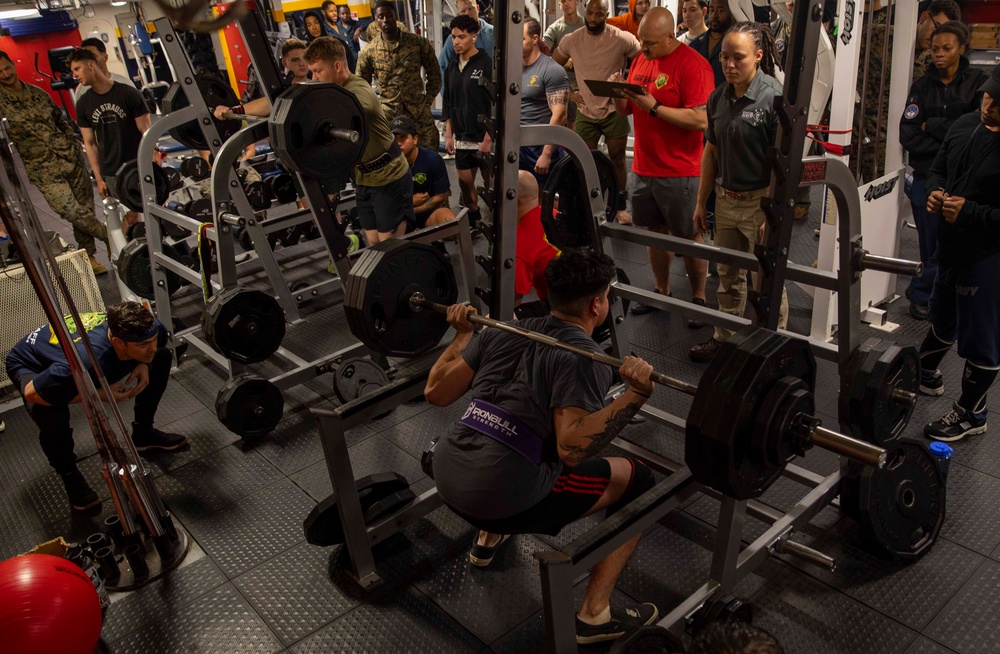 Makin Island MWR Powerlifting Competition