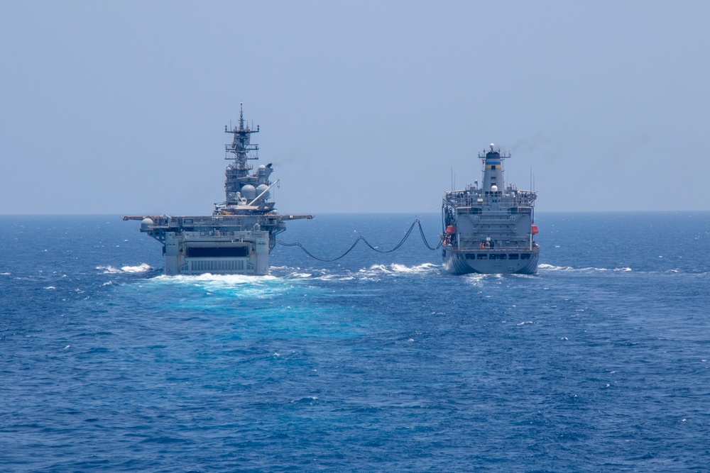 Replenishment-at-Sea with USNS Tippecanoe