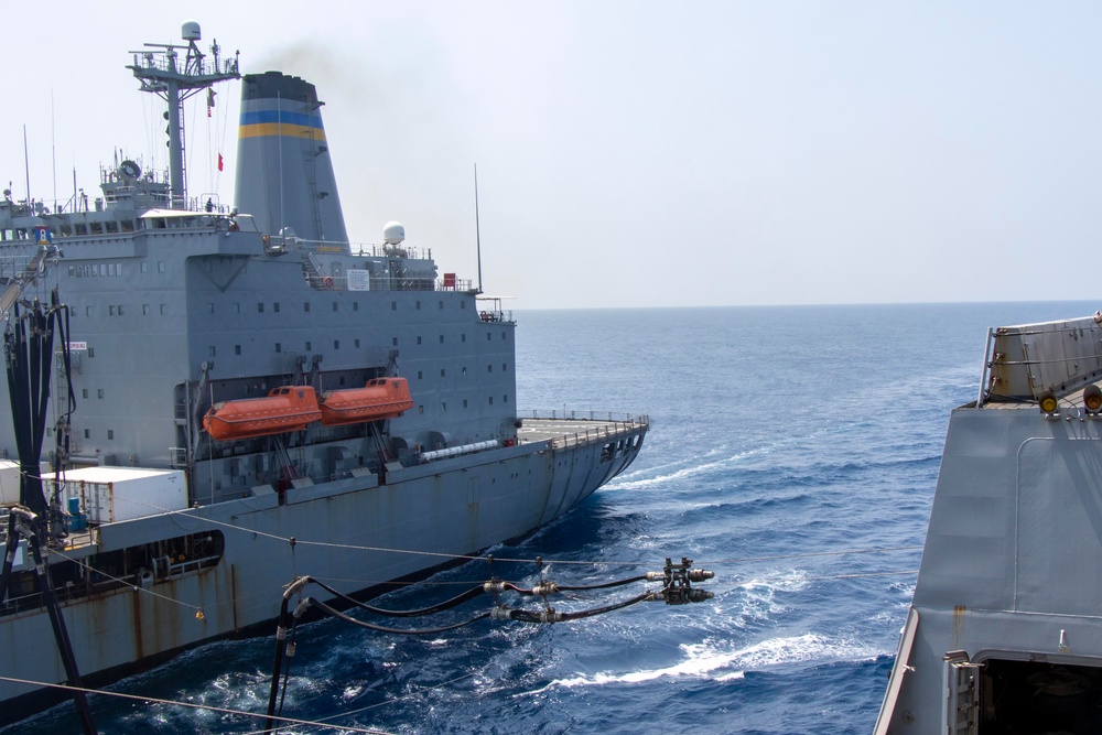 Replenishment-at-Sea with USNS Tippecanoe