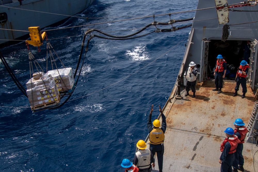 Replenishment-at-Sea with USNS Tippecanoe