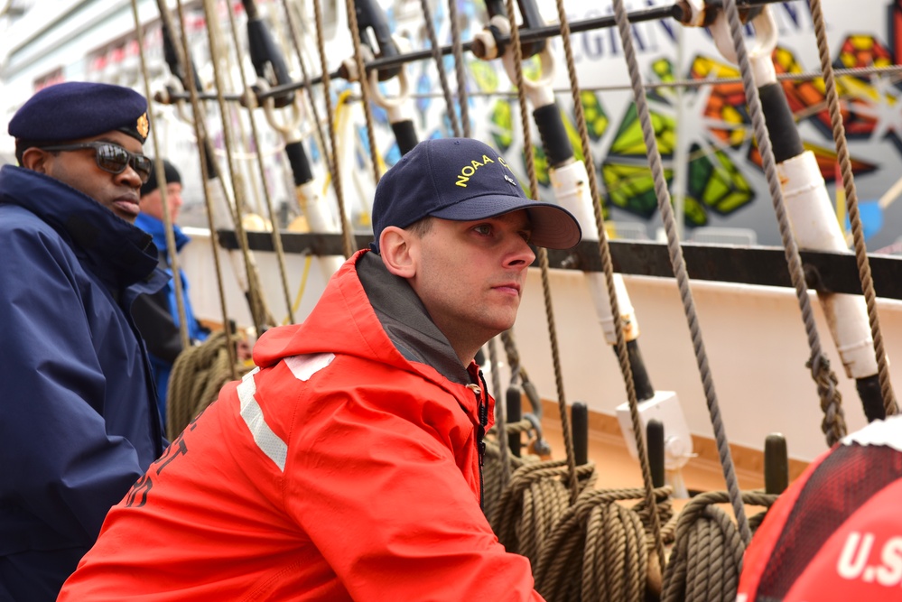 USCGC Eagle makes port of call in Ponta Delgada, Azores