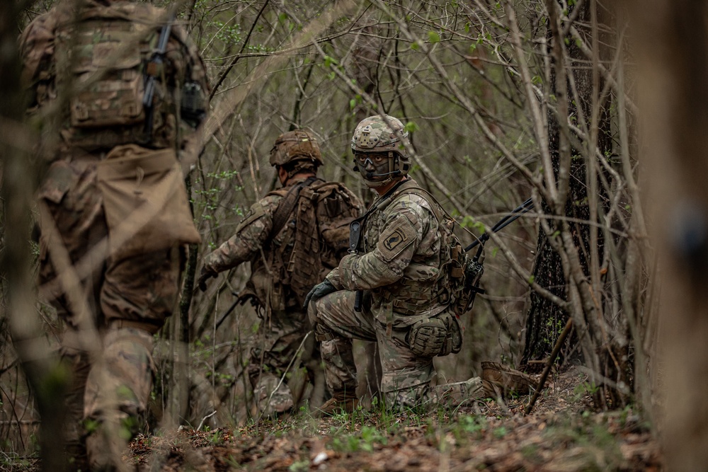 Castle Company, 54th Brigade Engineer Battalion Live Fire