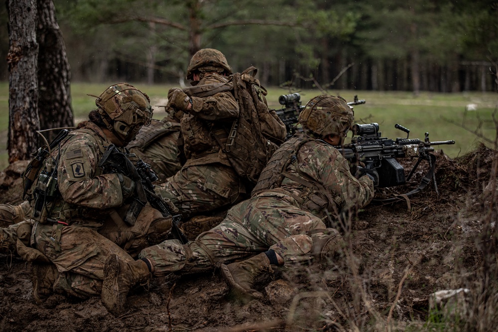 Castle Company, 54th Brigade Engineer Battalion Live Fire