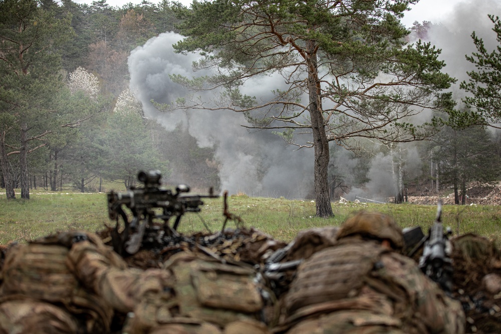 Castle Company, 54th Brigade Engineer Battalion Live Fire