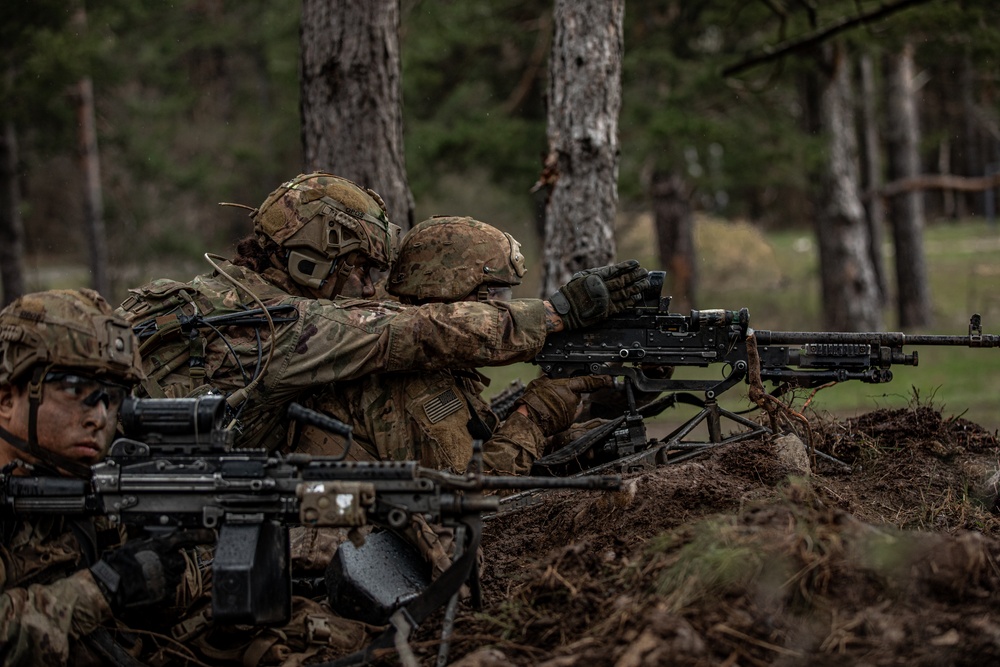 Castle Company, 54th Brigade Engineer Battalion Live Fire