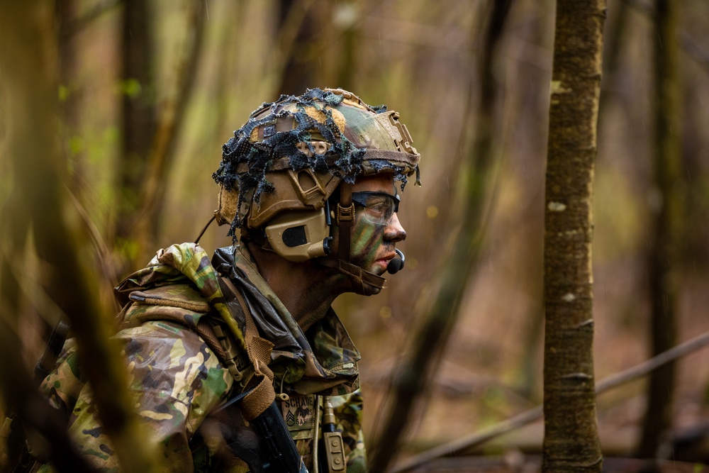 Castle Company, 54th Brigade Engineer Battalion Live Fire