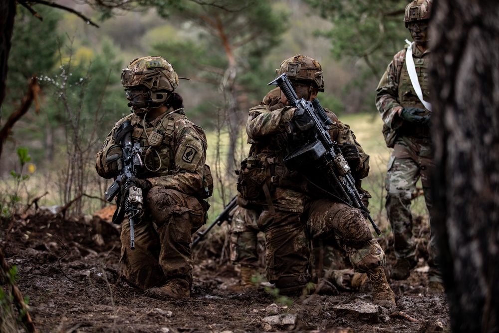 Castle Company, 54th Brigade Engineer Battalion Live Fire