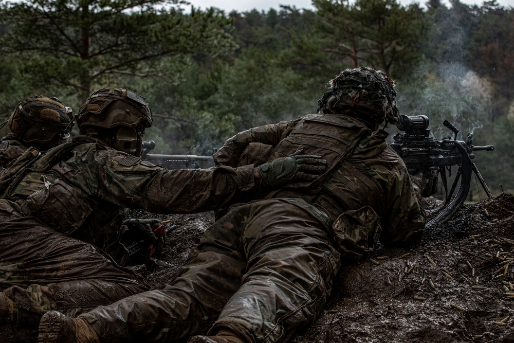 Castle Company, 54th Brigade Engineer Battalion Live Fire