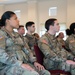 Members from the 169th Regiment (Regional Training Institute) observe Holocaust Remembrance event.