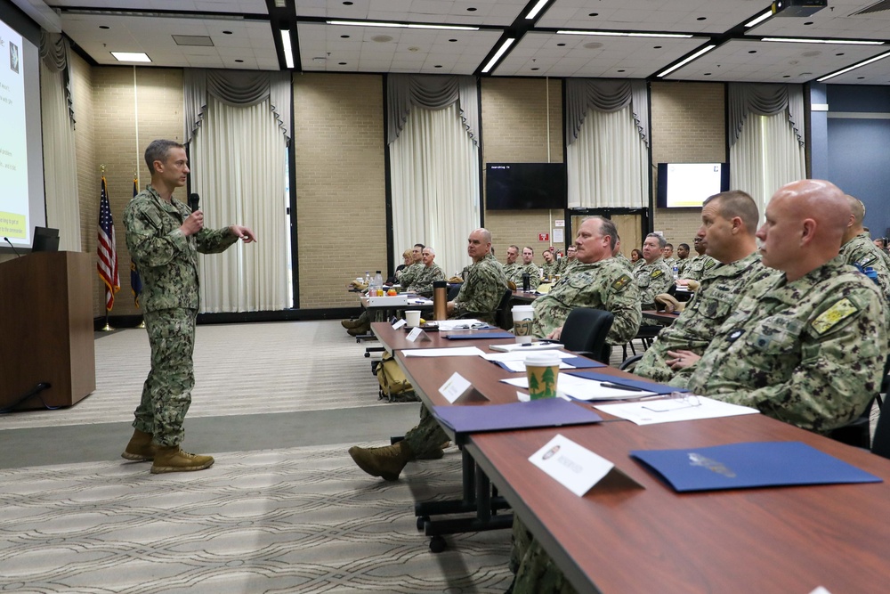 Capt. Joseph Gagliano Speaks during SURFLANT CTS