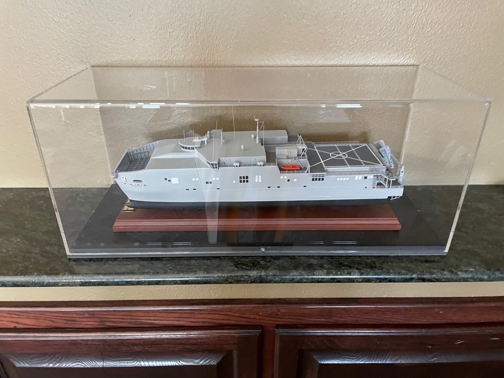 USNS City of Bismarck Honored with Model Dedication Ceremony in Namesake City