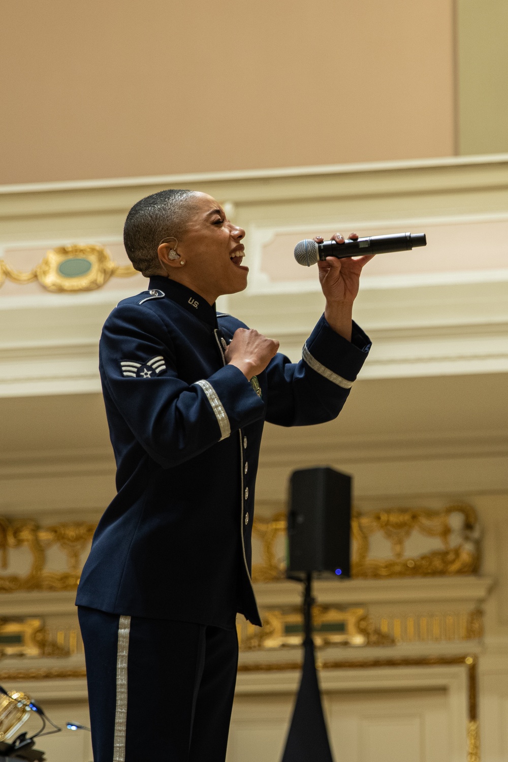 Supreme Headquarters Allied Powers Europe International Band performs in Poznan, Poland