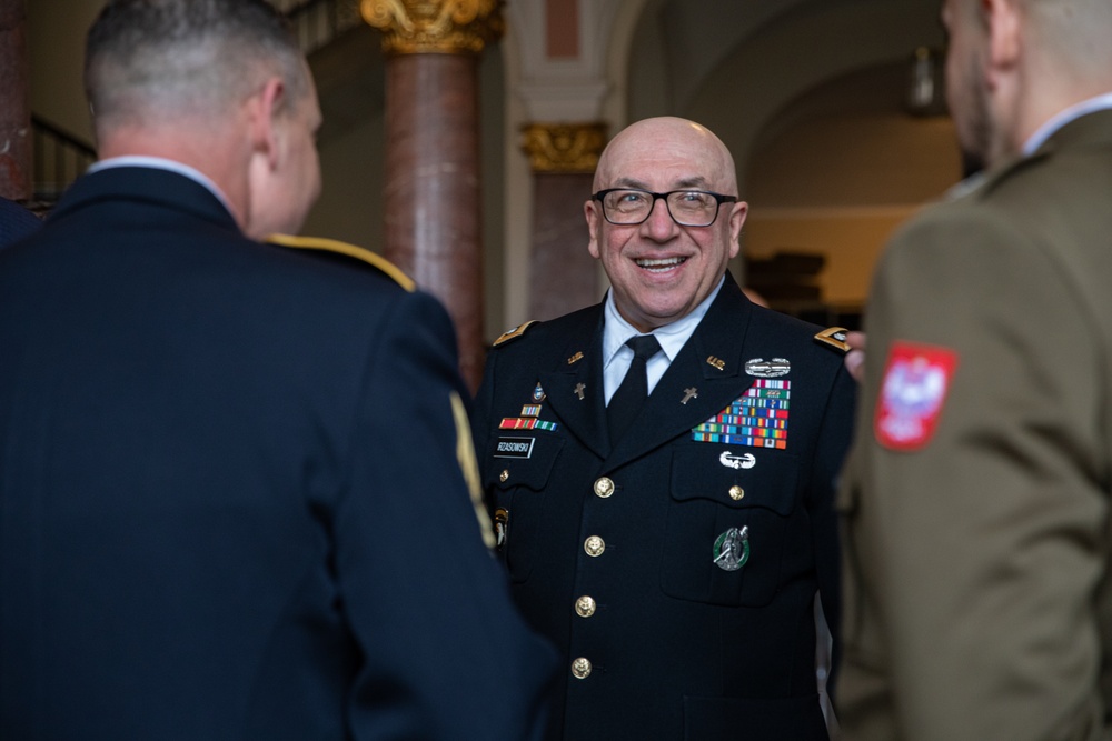 Supreme Headquarters Allied Powers Europe International Band performs in Poznan, Poland