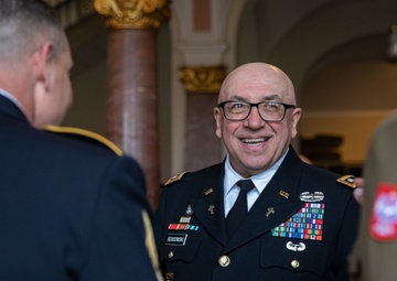 Supreme Headquarters Allied Powers Europe International Band performs in Poznan, Poland