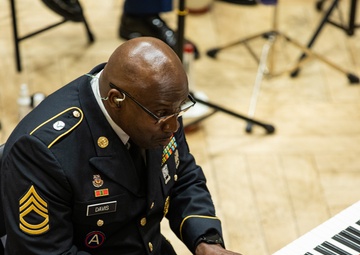 Supreme Headquarters Allied Powers Europe International Band performs in Poznan, Poland