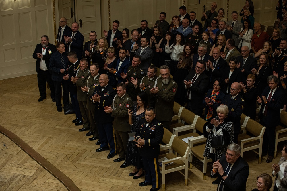 Supreme Headquarters Allied Powers Europe International Band performs in Poznan, Poland