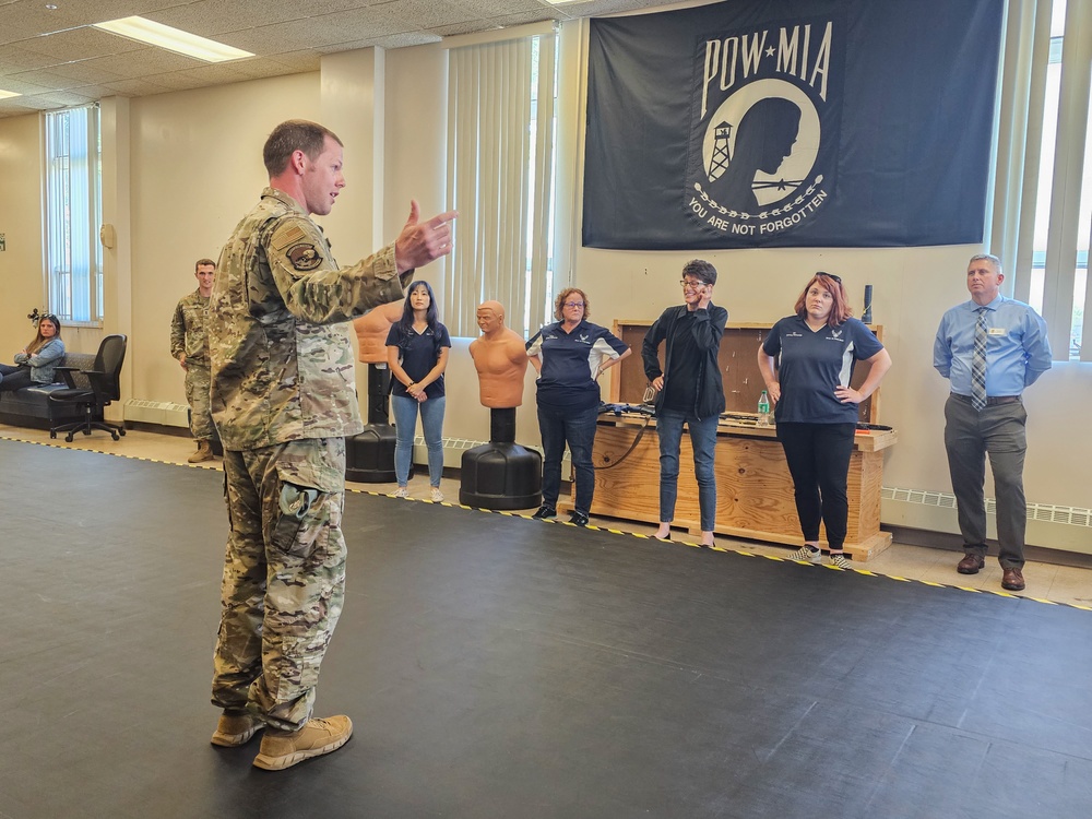 Honorary Commanders Tour the 436th Operations Group