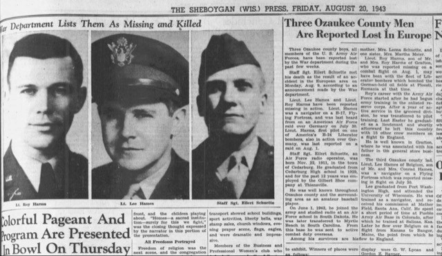 Remains of World War II Soldier to be buried in Grafton, Wisconsin