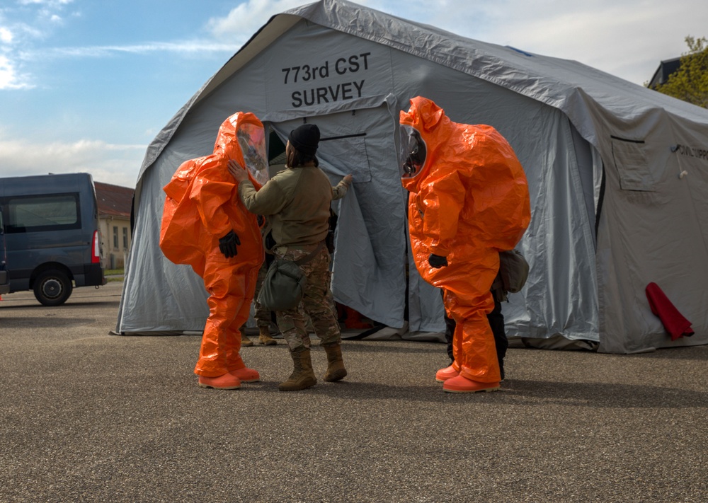 773rd CST Tests Skills with Army North