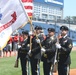 BG Collard throws opening pitch at Tarpons game