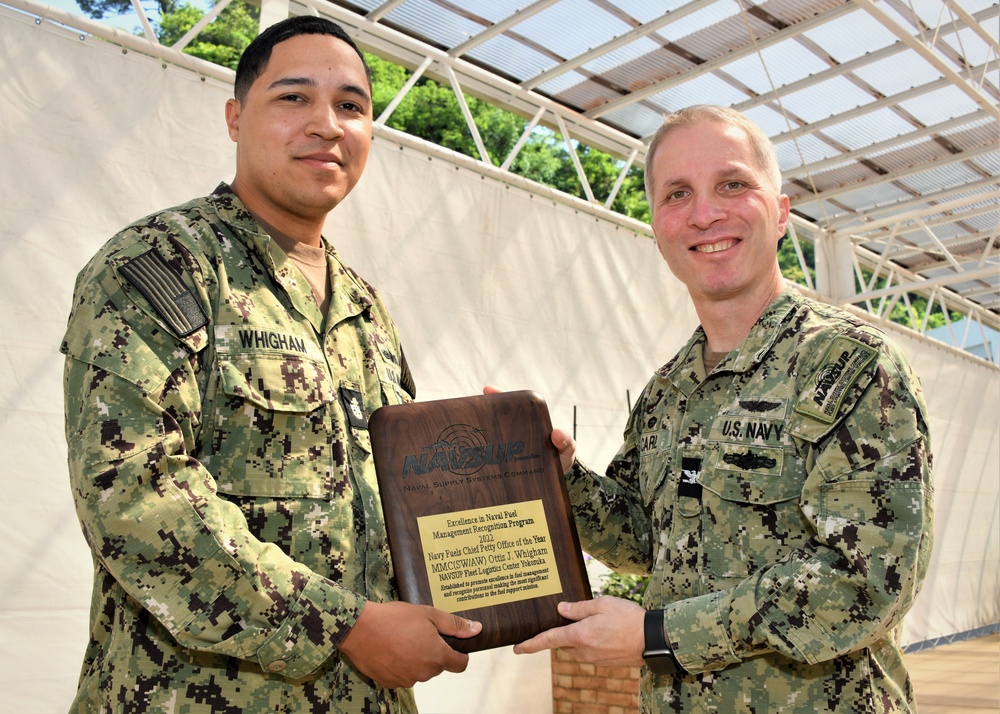 NAVSUP FLC Yokosuka Personnel Recognized for Fuel Management Excellence