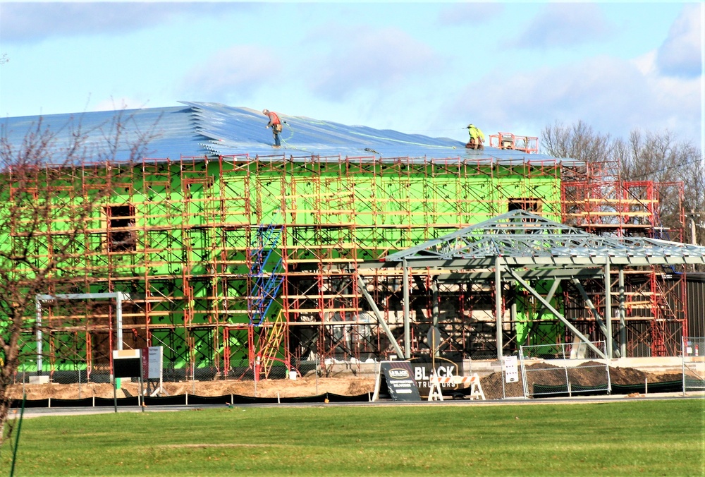 April 2023 construction operations of $11.96 million transient training brigade headquarters at Fort McCoy