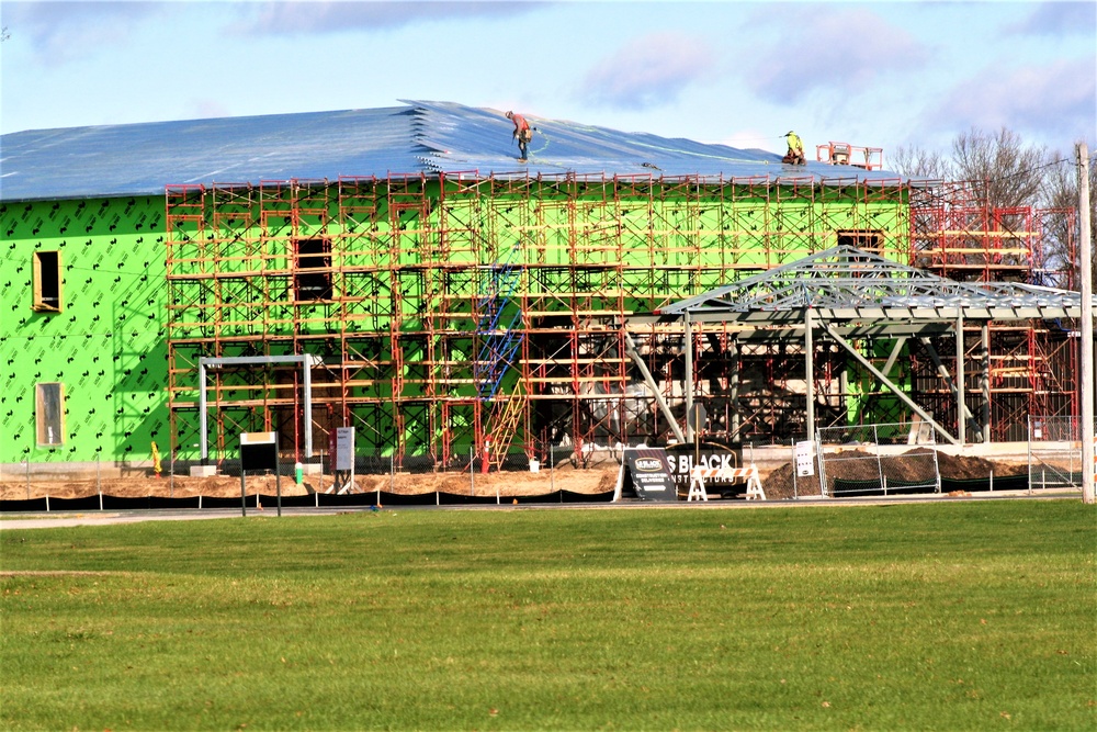 April 2023 construction operations of $11.96 million transient training brigade headquarters at Fort McCoy